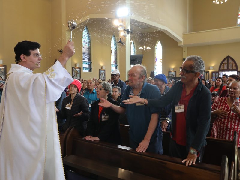 Padre Reginaldo Manzotti preside missa em intenção pelo CAJEMA – Centro de Amparo aos Idosos Jesus Maria José