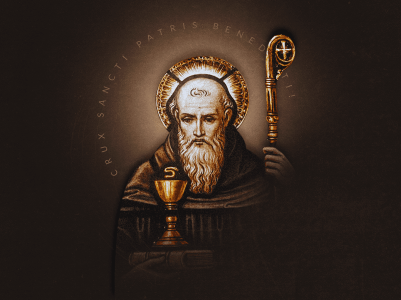 São Bento, nos ajude nesse combate contra o mal