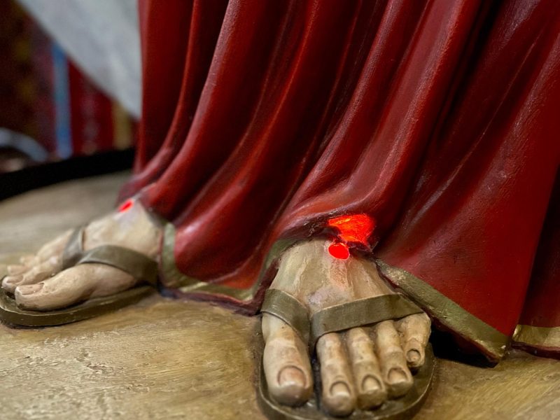 A Chaga do Pé Esquerdo de Nosso Senhor Jesus Cristo