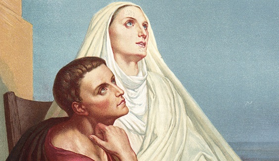 Santa Mônica e Santo Agostinho: mãe e filho que muito podem nos ensinar para o crescimento da nossa fé