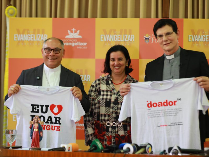 Dia D: Hemoce e Evangelizar É Preciso Fortaleza unem forças em campanha de Doação de Sangue