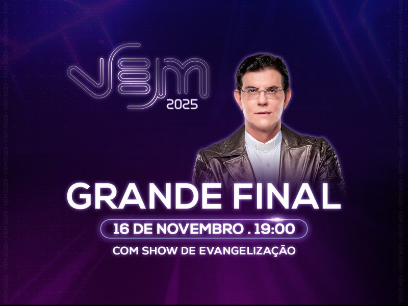 Padre Reginaldo Manzotti participa da grande final do VEM
