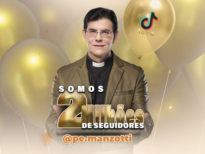 Tiktok – Padre Reginaldo Manzotti alcança 2 milhões de seguidores