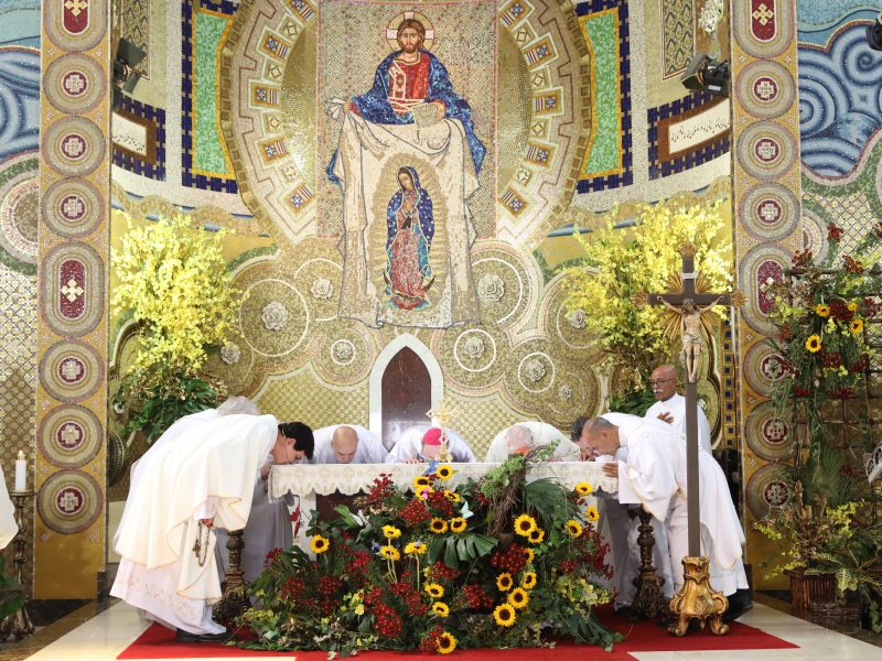 Missa pelo Dia Mundial da Saúde reúne fiéis no Santuário Nossa Senhora de Guadalupe e Jesus das Santas Chagas
