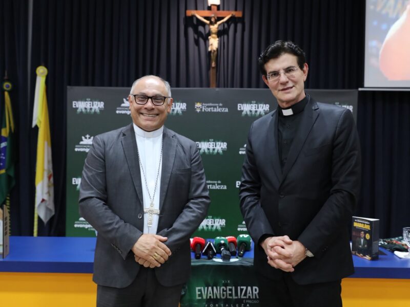 Padre Reginaldo Manzotti abre agenda em Fortaleza com coletiva de imprensa sobre o XIX Evangelizar É Preciso
